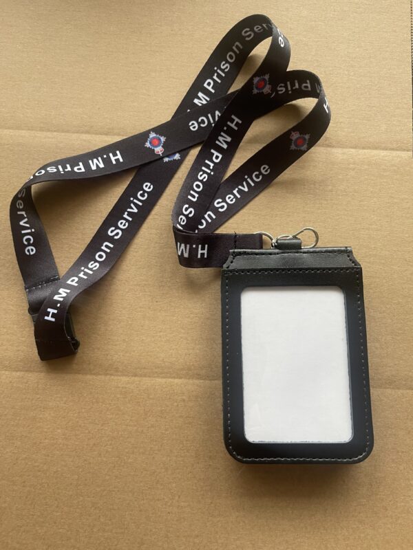 HM Prison Service single cardholder & printed lanyard - Image 2