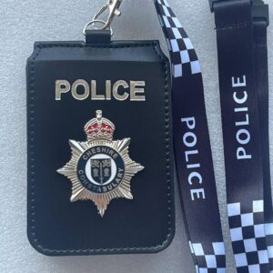 Cheshire Constabulary triple cardholder & printed lanyard