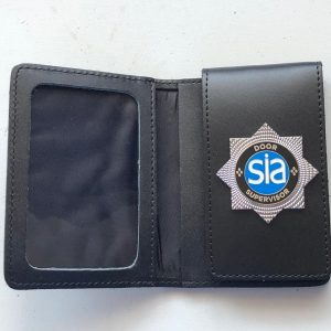 Door Supervisor leather ID card wallet