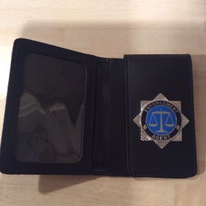 Enforcement Agent leather ID wallet