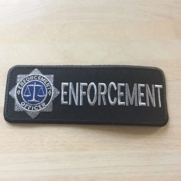 Enforcement Officer patch- rectangular
