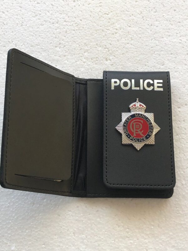 Greater Manchester Police badged warrant card wallet