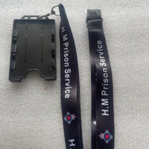 Home 18 HM Prison service printed lanyard & cardholder