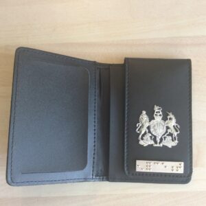 Home 39 ID card U.K. Crest with enforcement braille bar