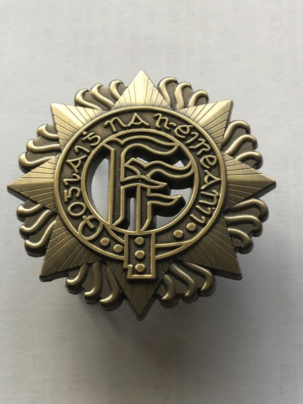 Irish Defence Force metal badge