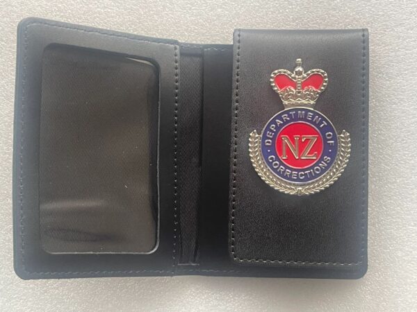 NZ Dept Corrections leather ID card wallet 1 NZ Dept Corrections leather ID card wallet