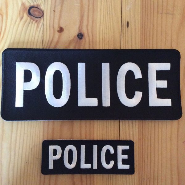 Police patch set ( pair)