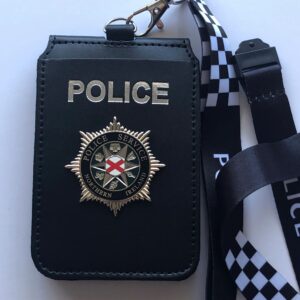 Police Service Northern Ireland single cardholder & lanyard