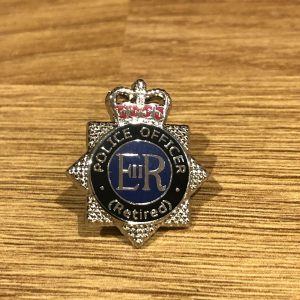 Retired Police Officer pin badge