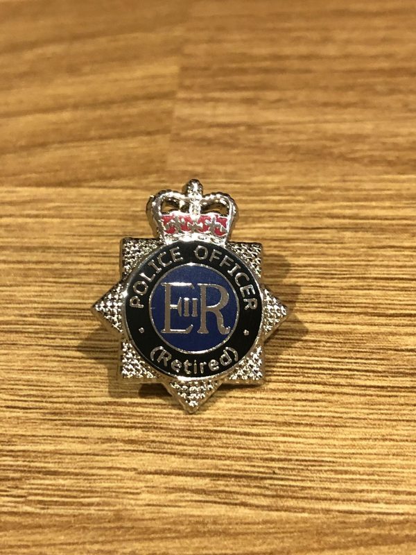 Retired Police Officer pin badge 1 Retired Police Officer pin badge