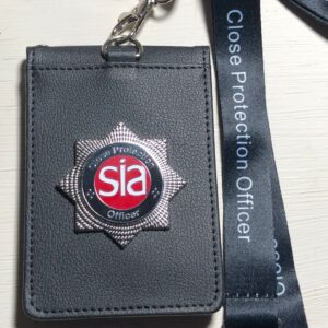SIA Close protection officer single cardholder