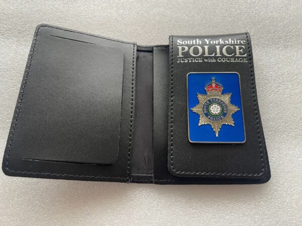 South Yorkshire Police badged warrant card wallet