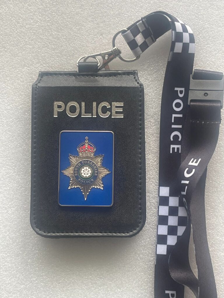 South Yorkshire Police triple cardholder & lanyard | Enforcement