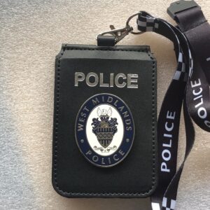 West Midlands Police single cardholder & lanyard