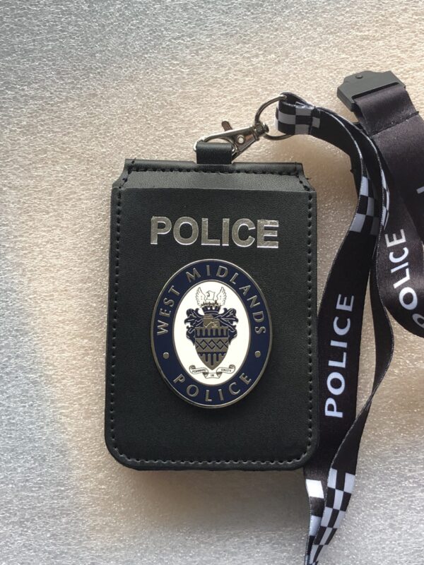 West Midlands Police single cardholder & lanyard