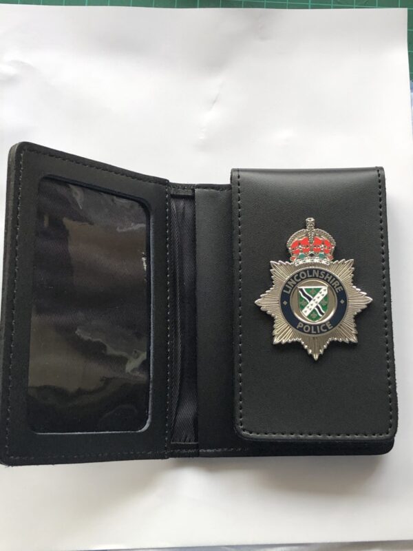 Lincolnshire Police badged warrant card 1 Lincolnshire Police badged warrant card