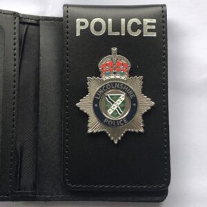 Lincolnshire Police badged Warrant card wallet #1