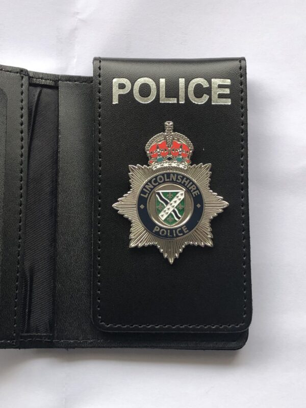 Lincolnshire Police badged Warrant card wallet #1