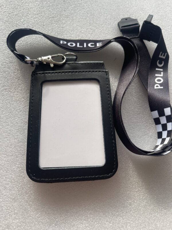 Nottinghamshire Police leather single cardholder & lanyard - Image 2