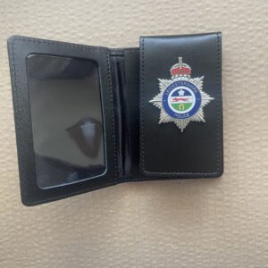 Leicestershire Police badged warrant card wallet